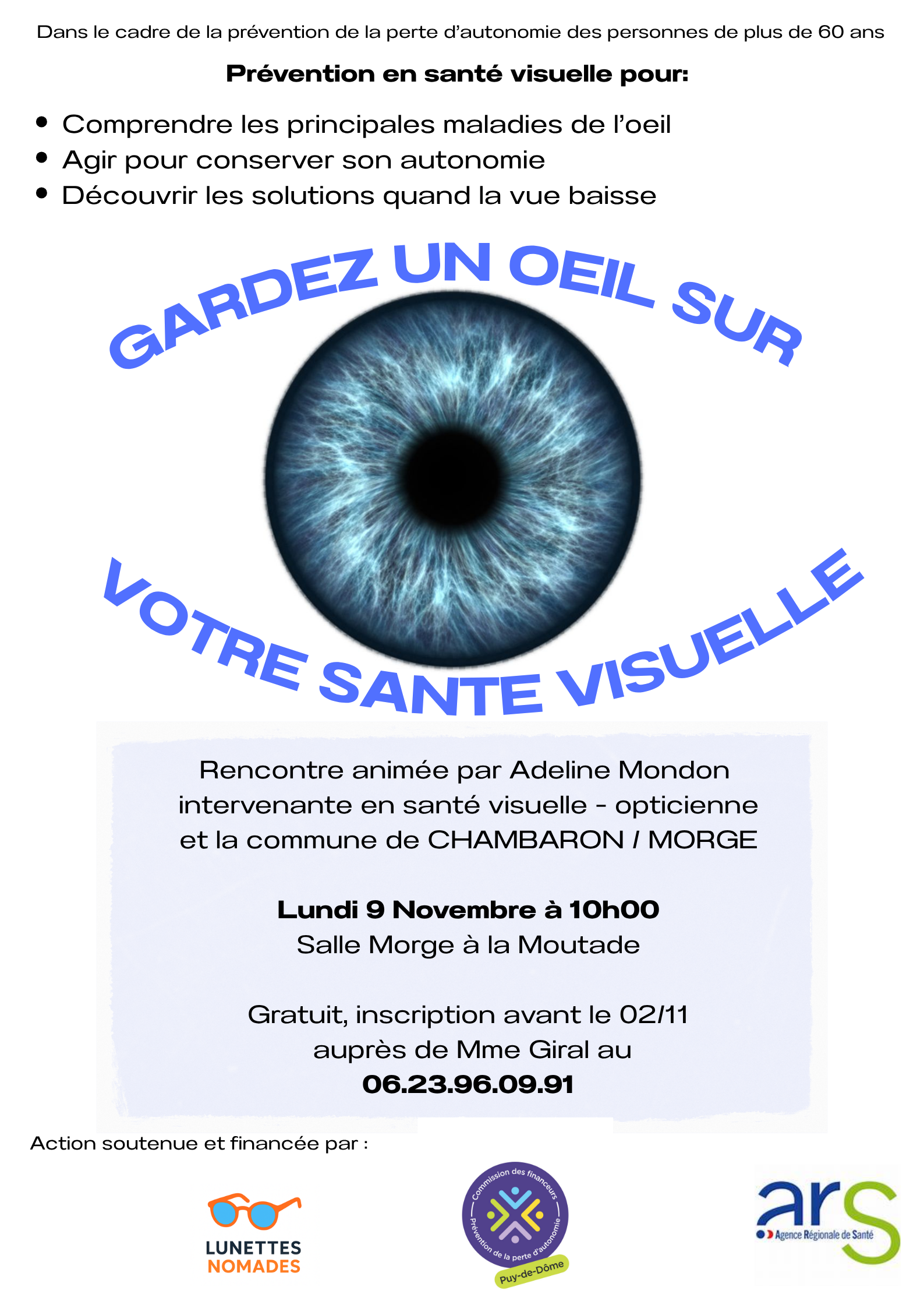 AFFICHE Chambaron sur Morge